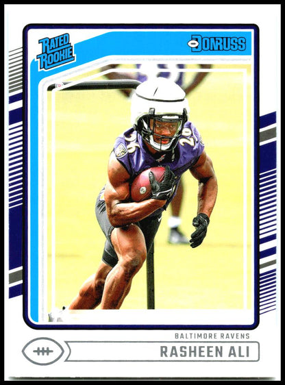 2024 Donruss #347 Rasheen Ali Rookie Baltimore Ravens