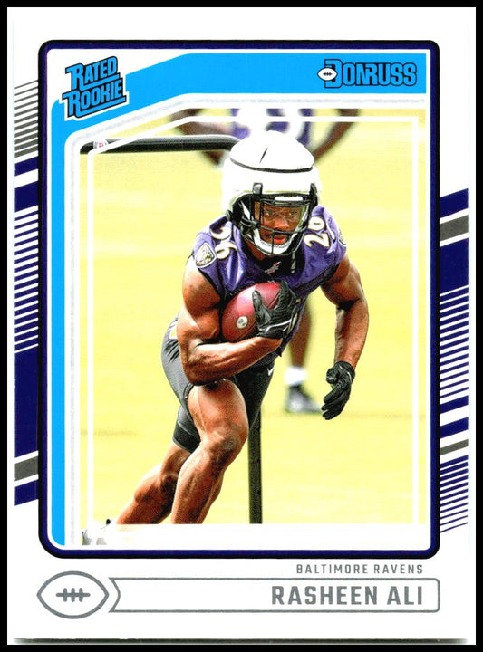2024 Donruss #347 Rasheen Ali Rookie Baltimore Ravens