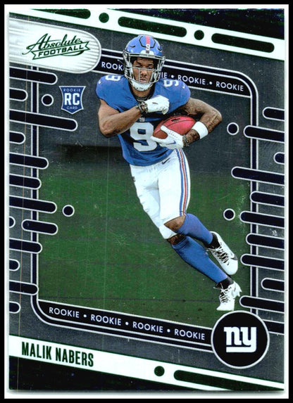 2024 Panini Absolute Green #106 Malik Nabers New York Giants