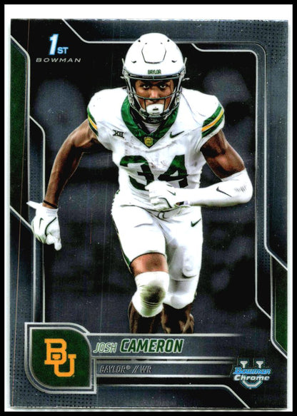 2025 Bowman University Chrome #60 Josh Cameron Baylor Bears
