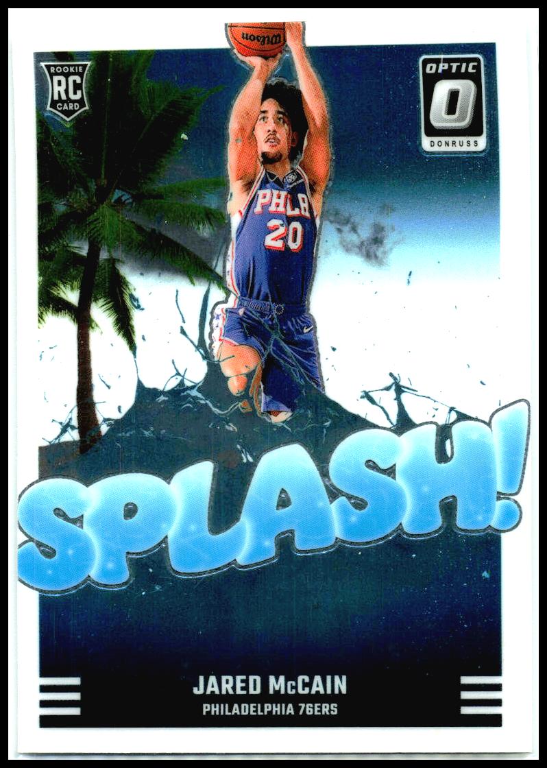 2024-25 Donruss Optic Splash! #3 Jared McCain Philadelphia 76ers