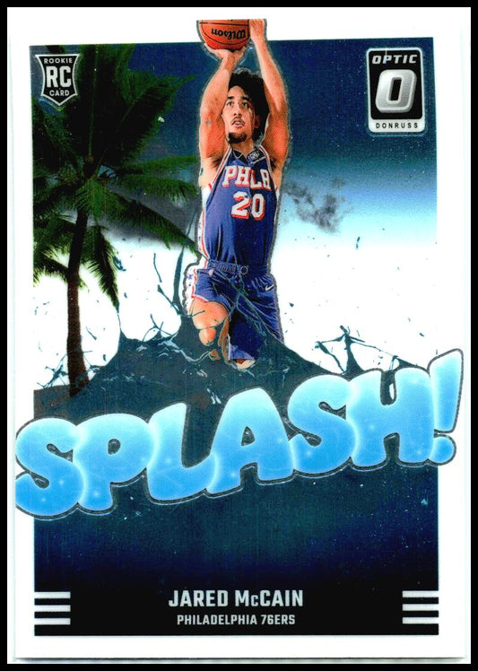 2024-25 Donruss Optic Splash! #3 Jared McCain Philadelphia 76ers