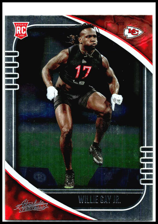 2020 Panini Absolute #197 Willie Gay Jr. Rookie Kansas City Chiefs