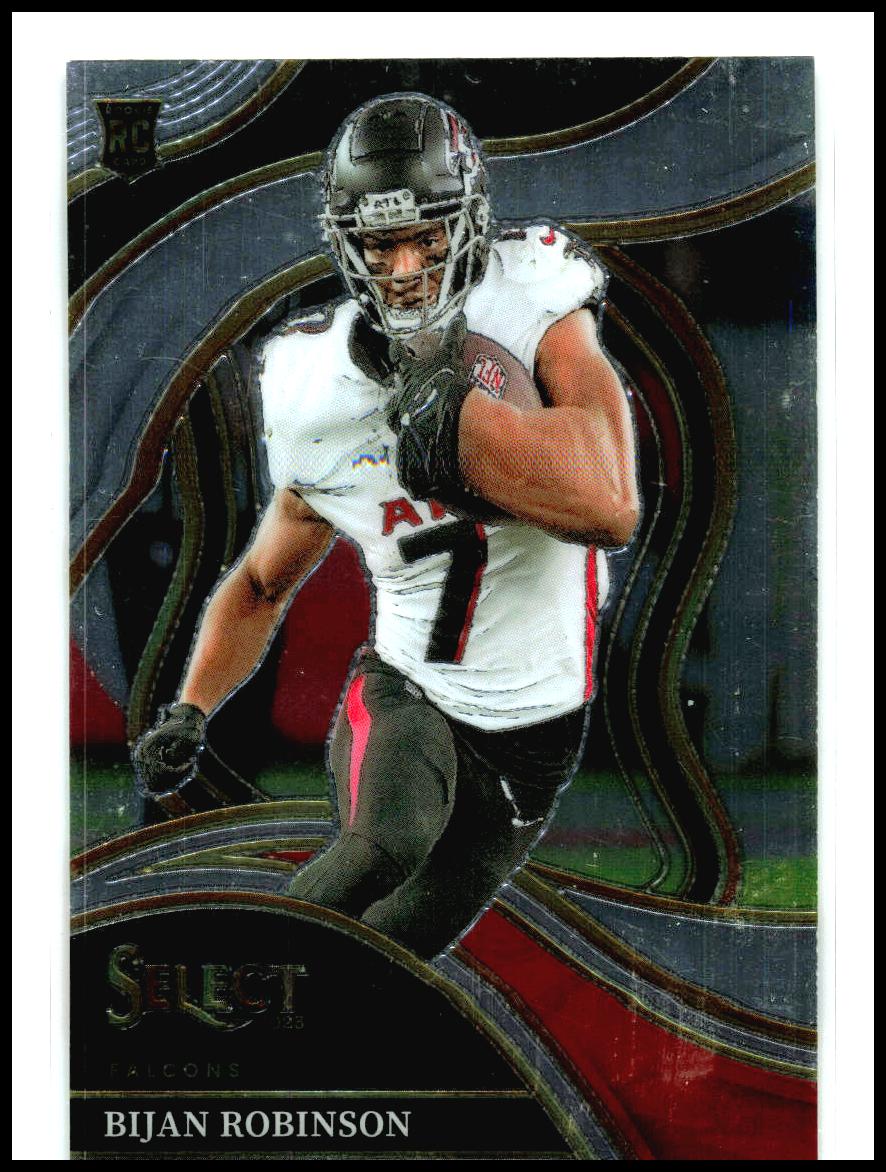 2023 Panini Select #296 Bijan Robinson Rookie Atlanta Falcons