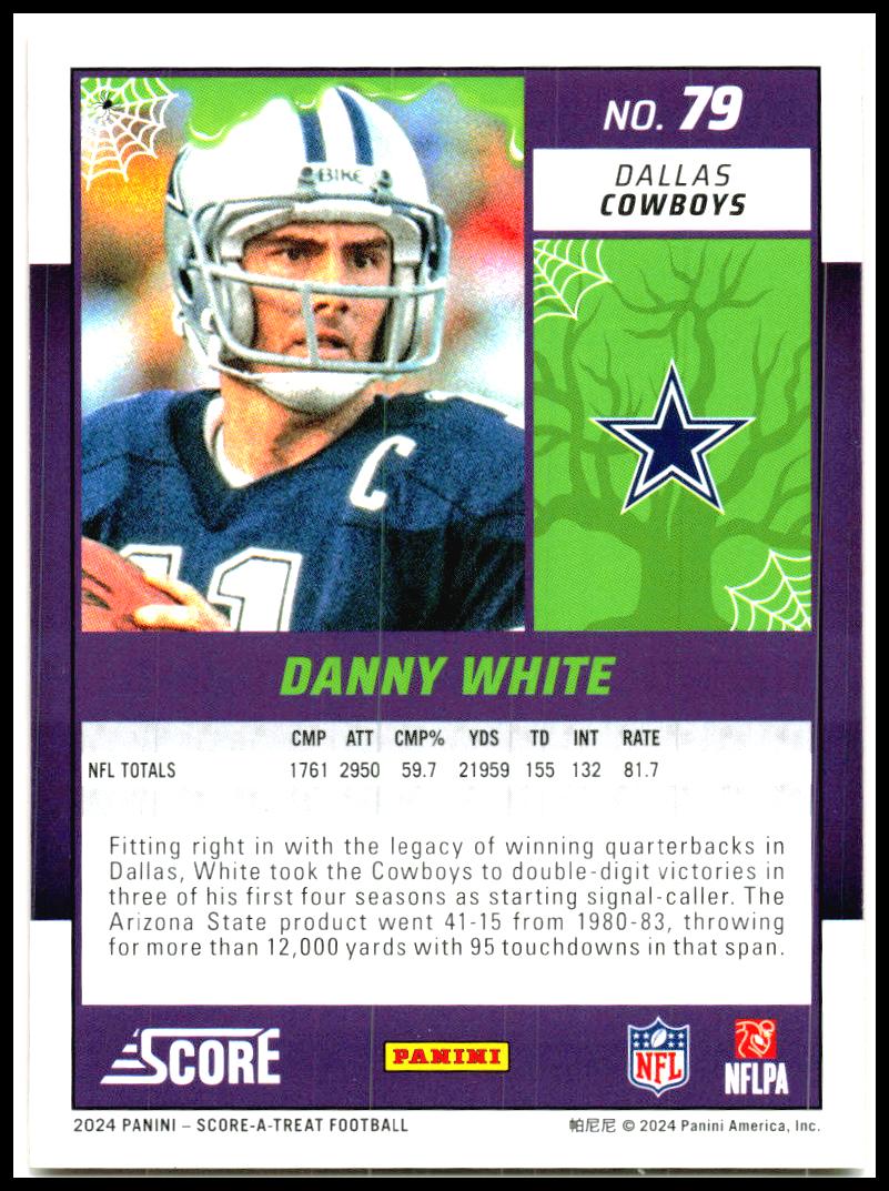 2024 Score-A-Treat #79 Danny White Dallas Cowboys