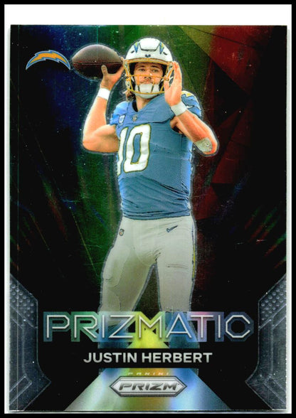 2023 Panini Prizm Prizmatic #11 Justin Herbert Los Angeles Chargers