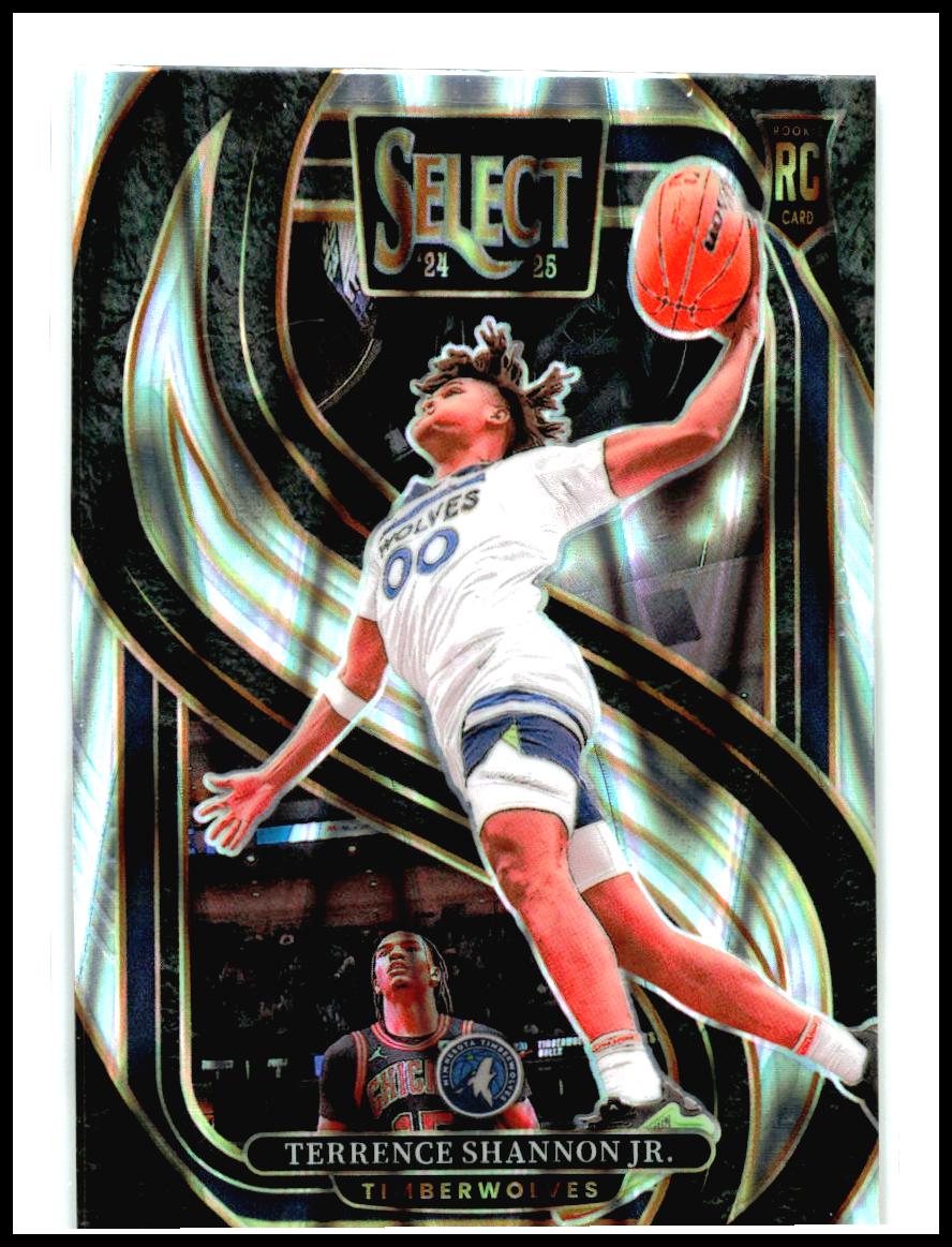 2024-25 Panini Select Tectonic Prizm #183 Terrence Shannon Jr. Rookie Minnesota