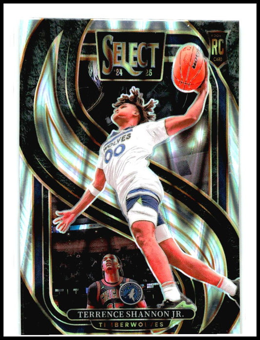 2024-25 Panini Select Tectonic Prizm #183 Terrence Shannon Jr. Rookie Minnesota