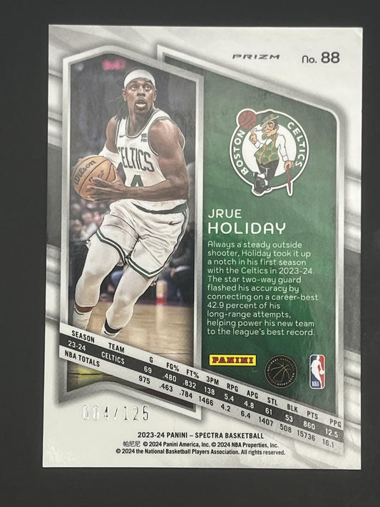 2023-24 Panini Spectra Celestial #88 Jrue Holiday #/125 Boston Celtics