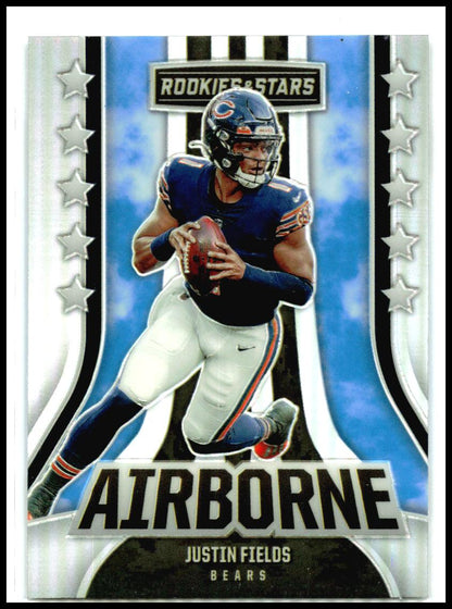 2023 Panini Rookies & Stars Airborne Silver #AI-6 Justin Fields Chicago Bears