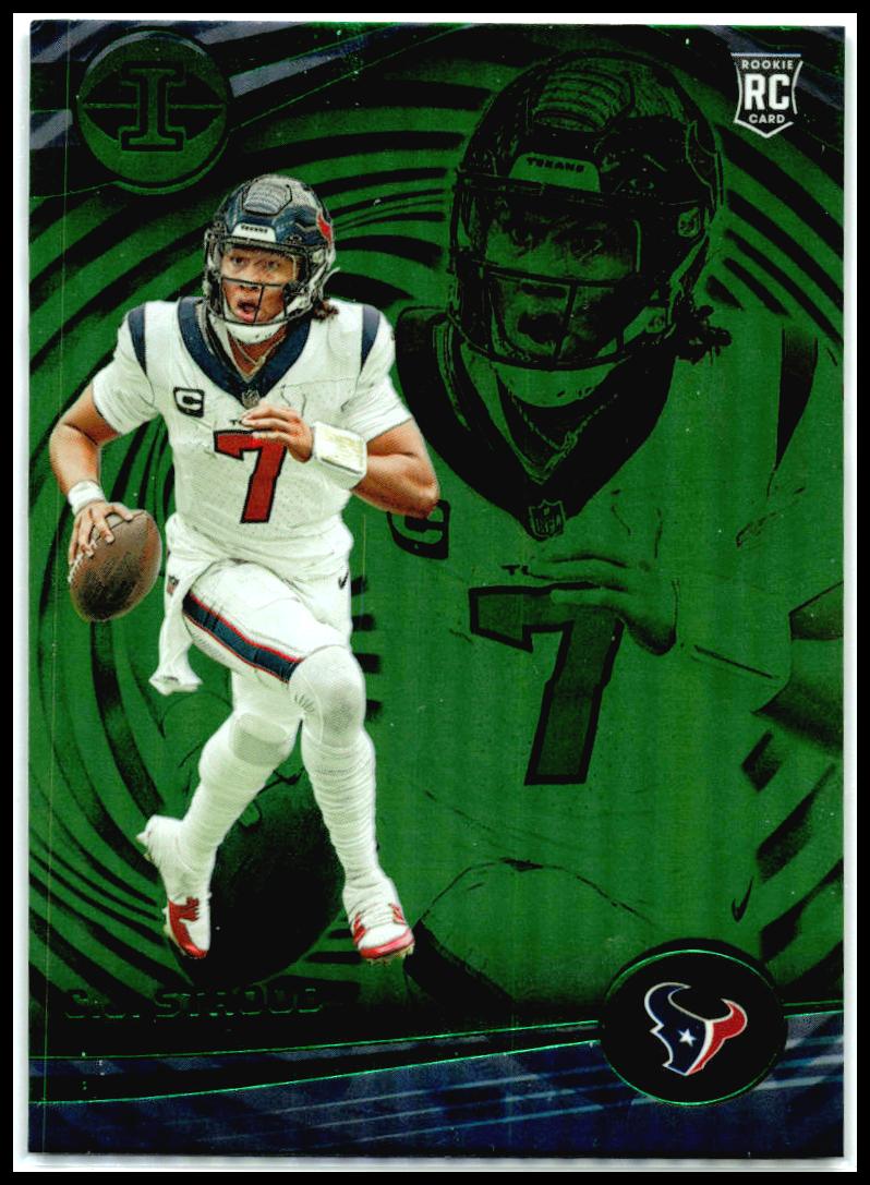 2023 Panini Illusions Emerald Trophy Collection #43 C.J. Stroud Rookie n Texans