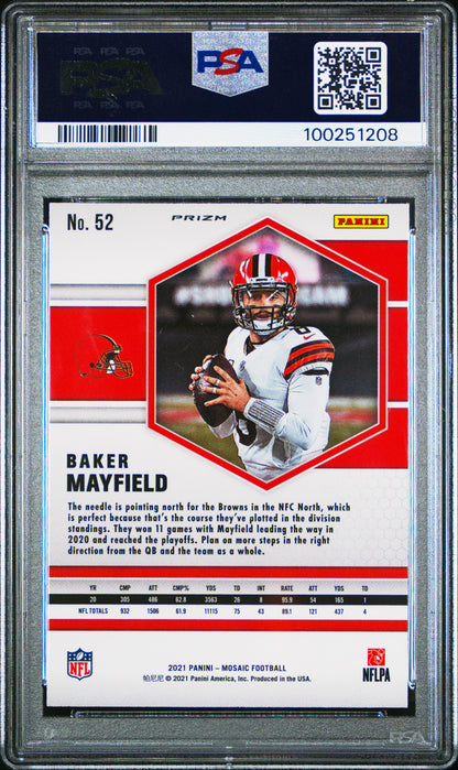 2021 Panini Mosaic Genesis #52 Baker Mayfield