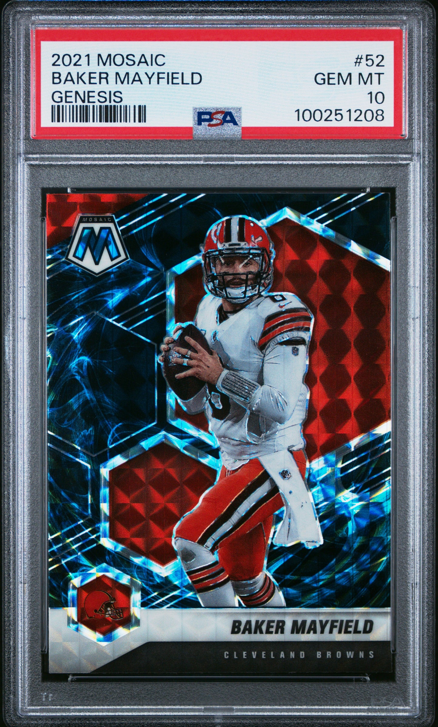 2021 Panini Mosaic Genesis #52 Baker Mayfield