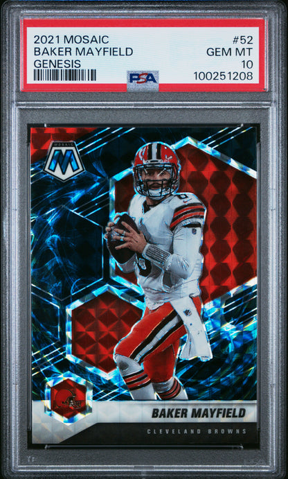 2021 Panini Mosaic Genesis #52 Baker Mayfield