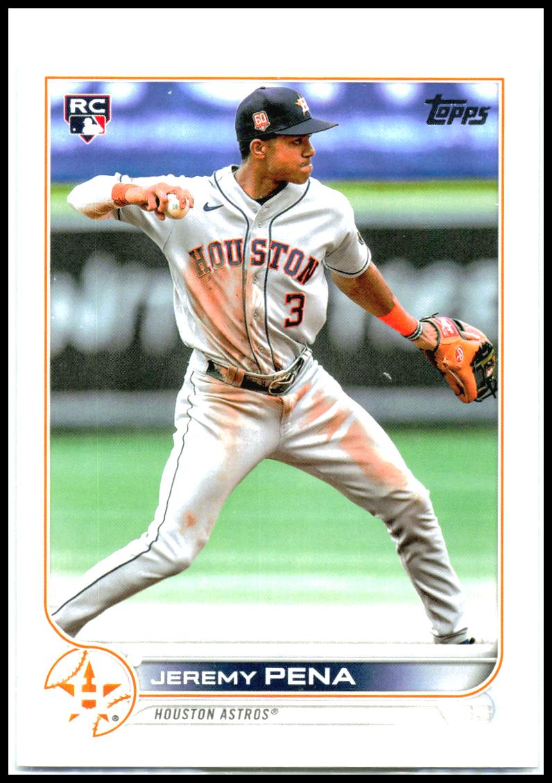 2022 Topps #us253 Jeremy Pena Rookie Houston Astros