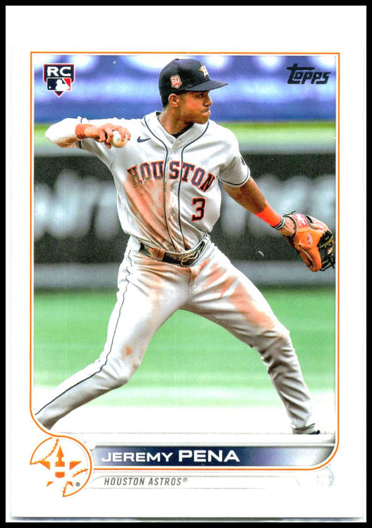 2022 Topps #us253 Jeremy Pena Rookie Houston Astros
