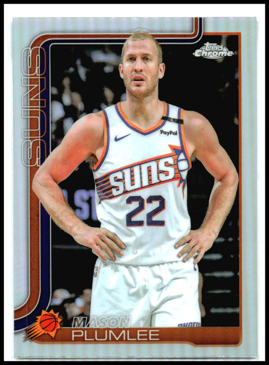 2025-26 Topps Chrome Refractor #106 Mason Plumlee Phoenix Suns