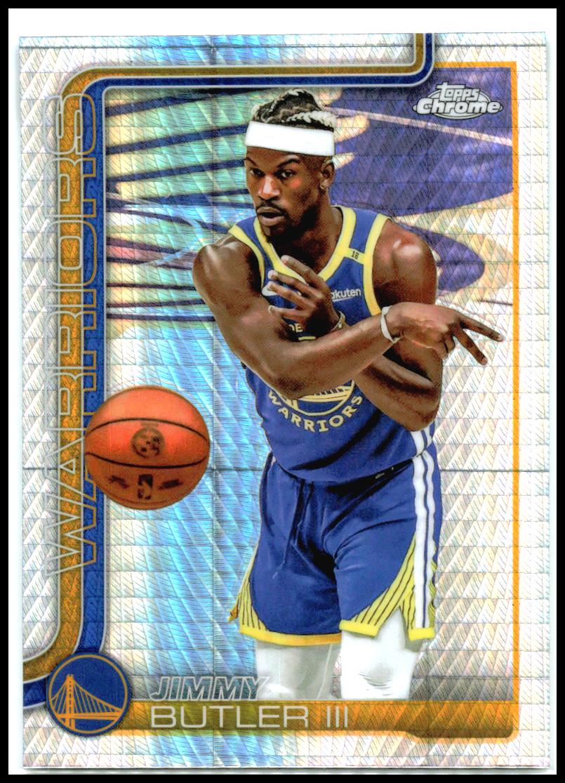 2025-26 Topps Chrome Prism Refractor #209 Jimmy Butler III Golden State Warriors