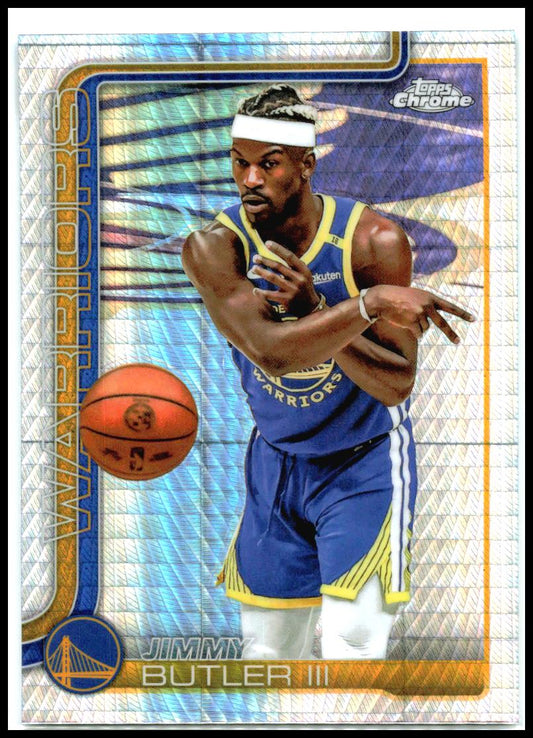 2025-26 Topps Chrome Prism Refractor #209 Jimmy Butler III Golden State Warriors