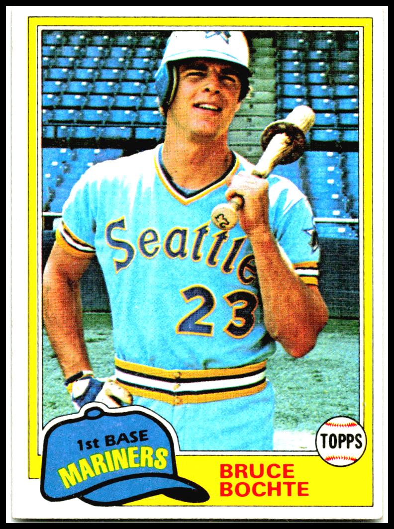 1981 Topps #723 Bruce Bochte Seattle Mariners