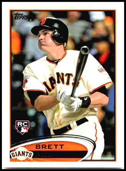 2012 Topps #70 Brett Pill San Francisco Giants