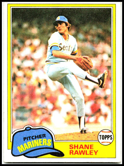 1981 Topps #423 Shane Rawley Seattle Mariners