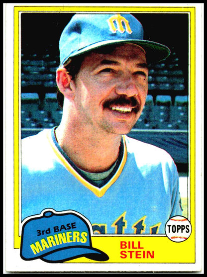 1981 Topps #532 Bill Stein Seattle Mariners