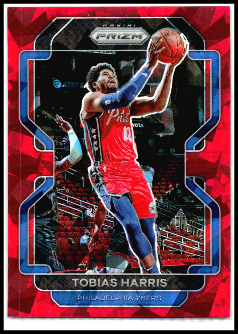 2021-22 Panini Prizm Red Ice #145 Tobias Harris Philadelphia 76ers