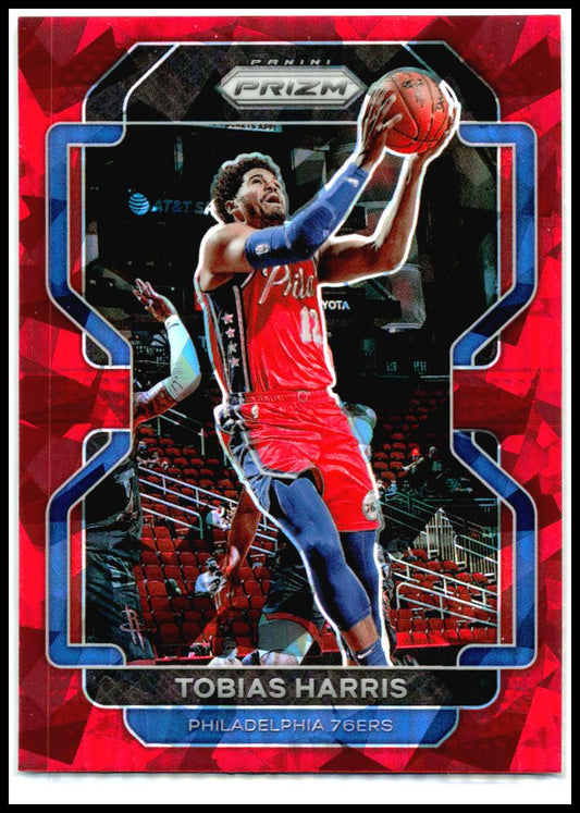2021-22 Panini Prizm Red Ice #145 Tobias Harris Philadelphia 76ers