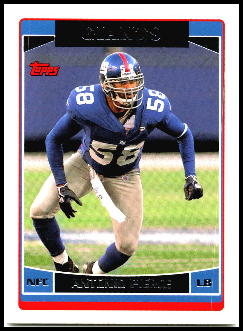2006 Topps #189 Antonio Pierce New York Giants