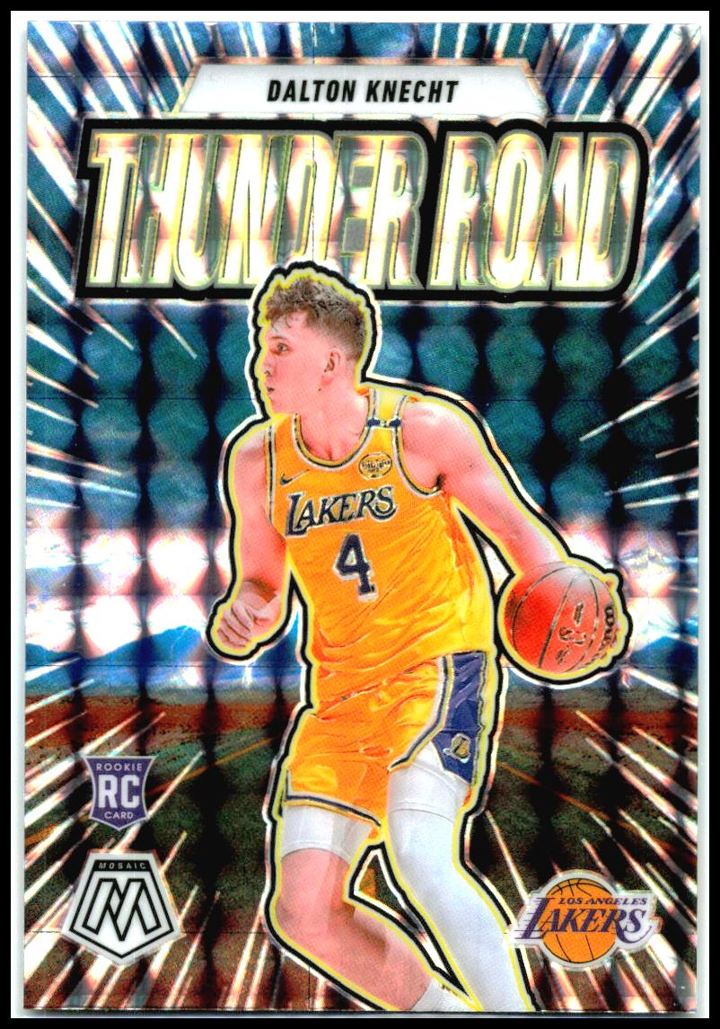 2024-25 Panini Mosaic Thunder Road Mosaic #18 Dalton Knecht Los Angeles Lakers