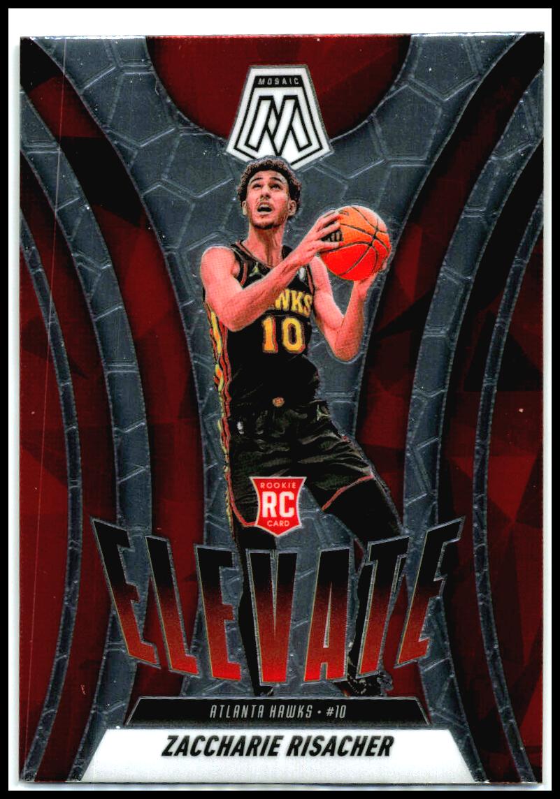 2024-25 Panini Mosaic Elevate #8 Zaccharie Risacher Atlanta Hawks