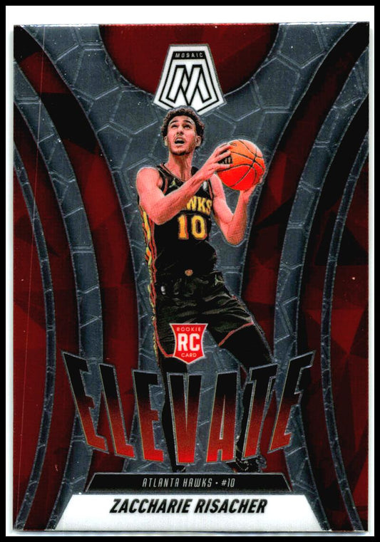 2024-25 Panini Mosaic Elevate #8 Zaccharie Risacher Atlanta Hawks