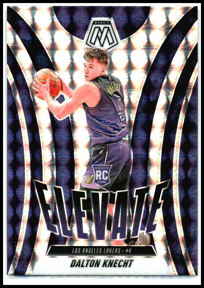 2024-25 Panini Mosaic Elevate Mosaic #18 Dalton Knecht Los Angeles Lakers