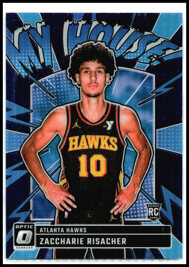 2024-25 Donruss Optic My House Purple #13 Zaccharie Risacher Atlanta Hawks