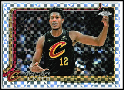 2025-26 Topps Chrome X-Fractor #73 De'Andre Hunter Cleveland Cavaliers