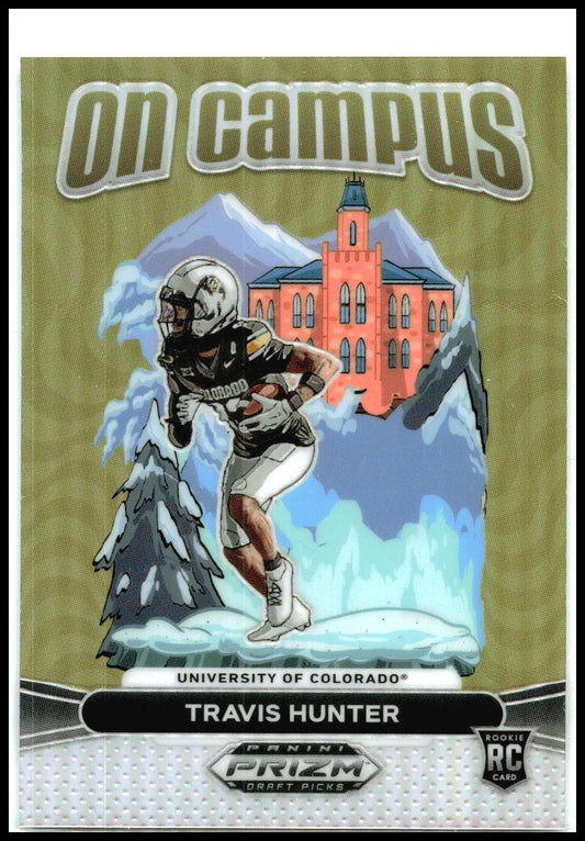 2025 Panini Prizm Draft Picks On Campus #OC-THR Travis Hunter Colorado Buffaloes