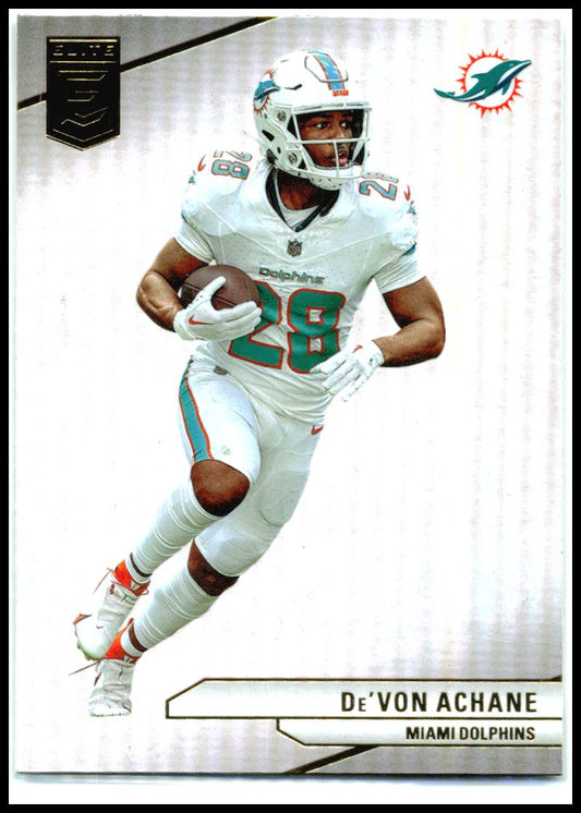 2024 Donruss Elite #19 De'Von Achane Miami Dolphins