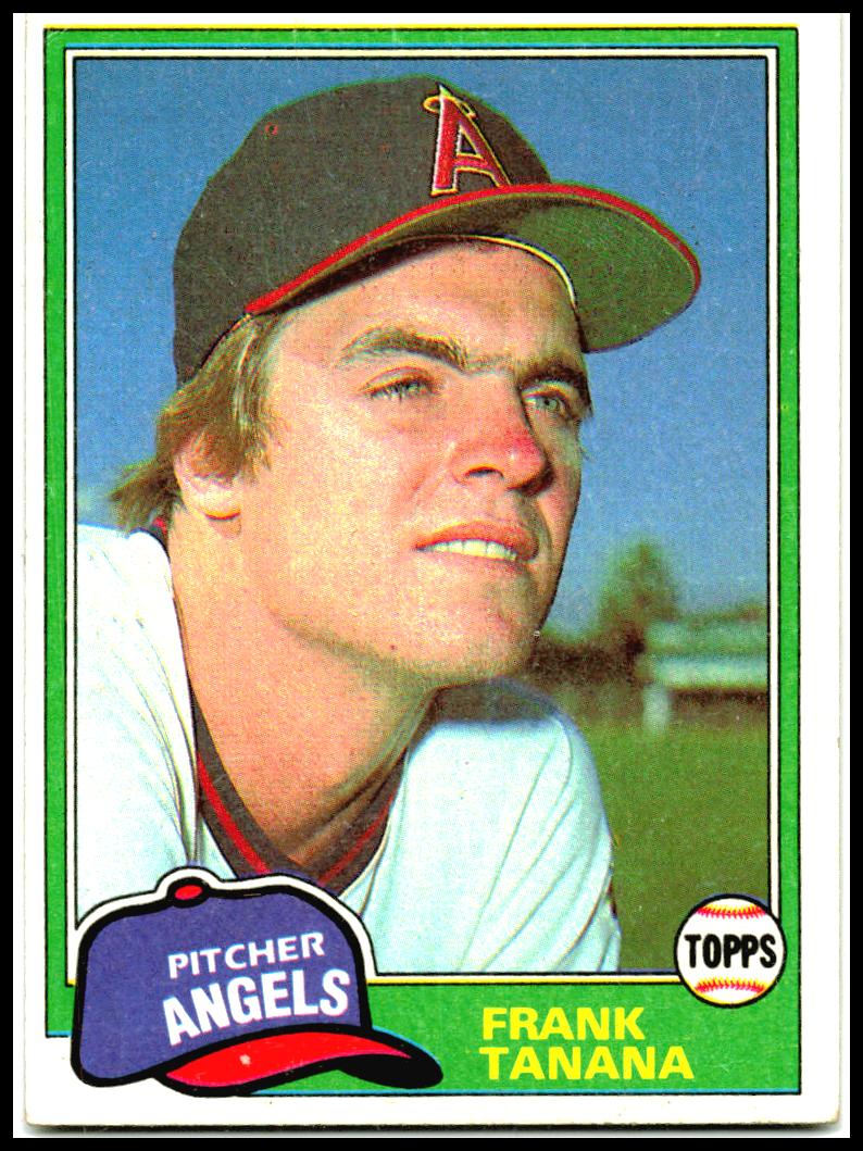 1981 Topps #369 Frank Tanana California Angels