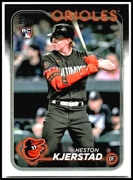2024 Topps Chrome #142 Heston Kjerstad Rookie Baltimore Orioles