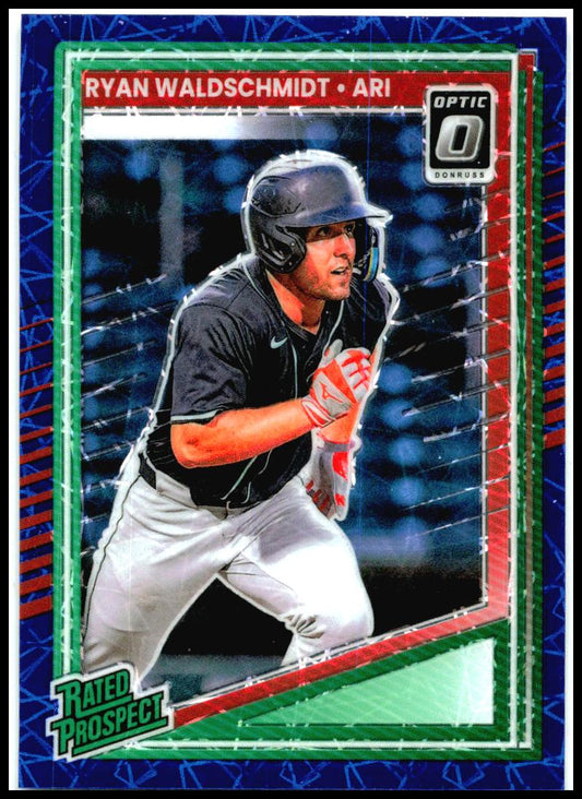 2025 Donruss Optic Blue Velocity #169 Ryan Waldschmidt Arizona Diamondbacks