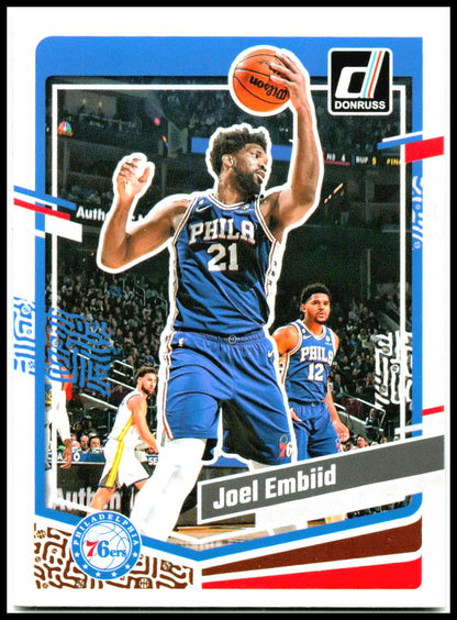 2023-24 Donruss #110 Joel Embiid Philadelphia 76ers