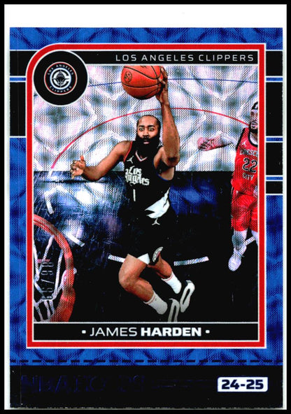 2024-25 Hoops Blue Scope #202 James Harden #/99 Los Angeles Clippers