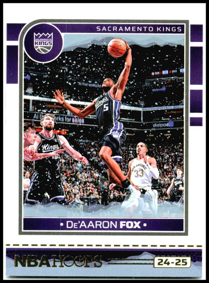 2024-25 Hoops #111 De'Aaron Fox Sacramento Kings