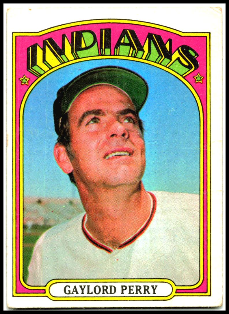 1972 Topps #285 Gaylord Perry Cleveland Indians
