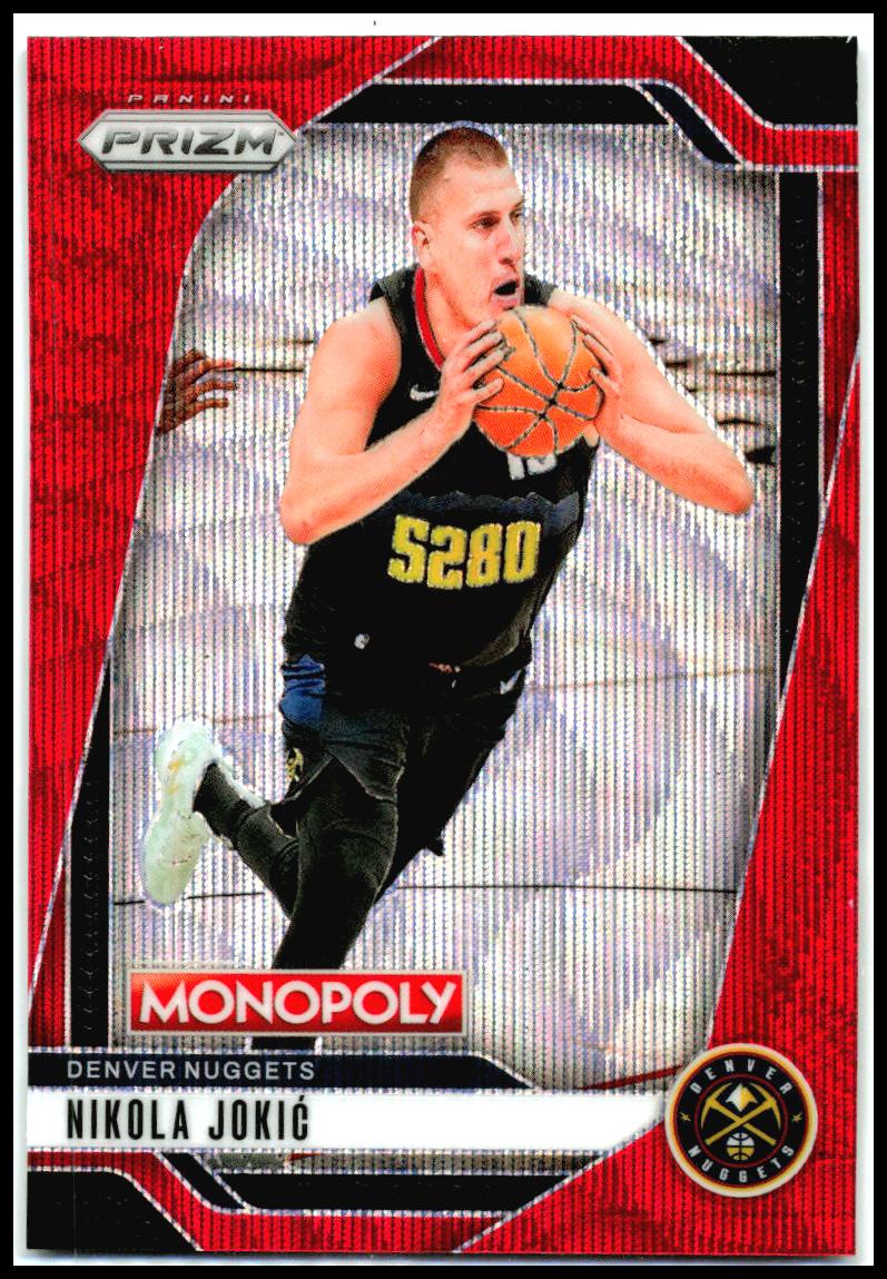 2024-25 Monopoly Red Wave #55 Nikola Jokic Denver