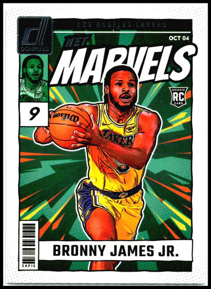 2024-25 Donruss Net Marvels #11 Bronny James Jr. Los Angeles Lakers