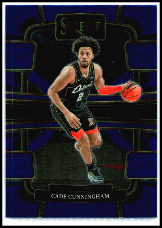 2023-24 Panini Select Blue #26 Cade Cunningham Detroit Pistons
