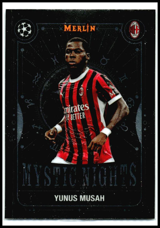 2024-25 Merlin UEFA Club Competitions Mystic Nights #MN-1 Yunus Musah AC Milan