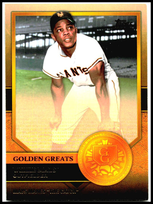2012 Topps Golden Greats #GG-11 Willie Mays New York Giants